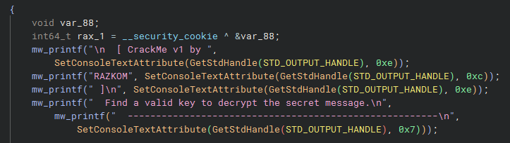 Setup-Functions